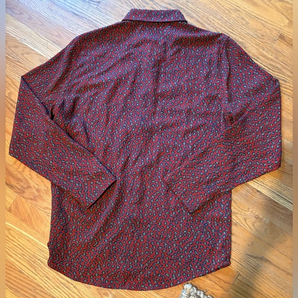 ▪️THE CAST NYC Leopard Print Dress Shirt - Picture 9 of 12